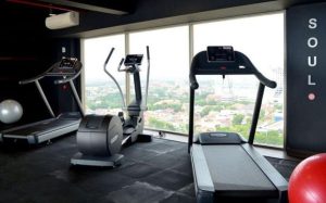 Gym area at Louis Kienne Hotel Simpang Lima